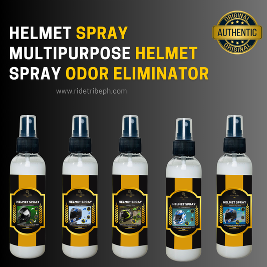 HELMET Disinfectant Spray | Refresher Deodorizer Antibacterial With Free 5ml Cologne