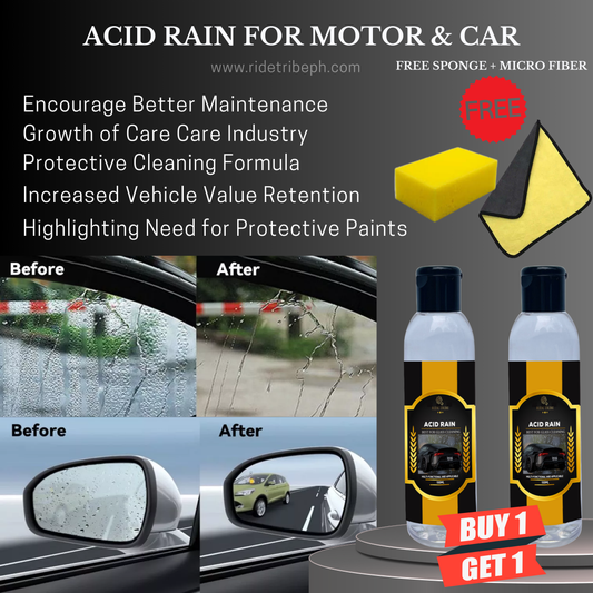 Acid Rain Remover - Watermarks Remover With 1 Free Microfiber Towel + 1 Free Sponge