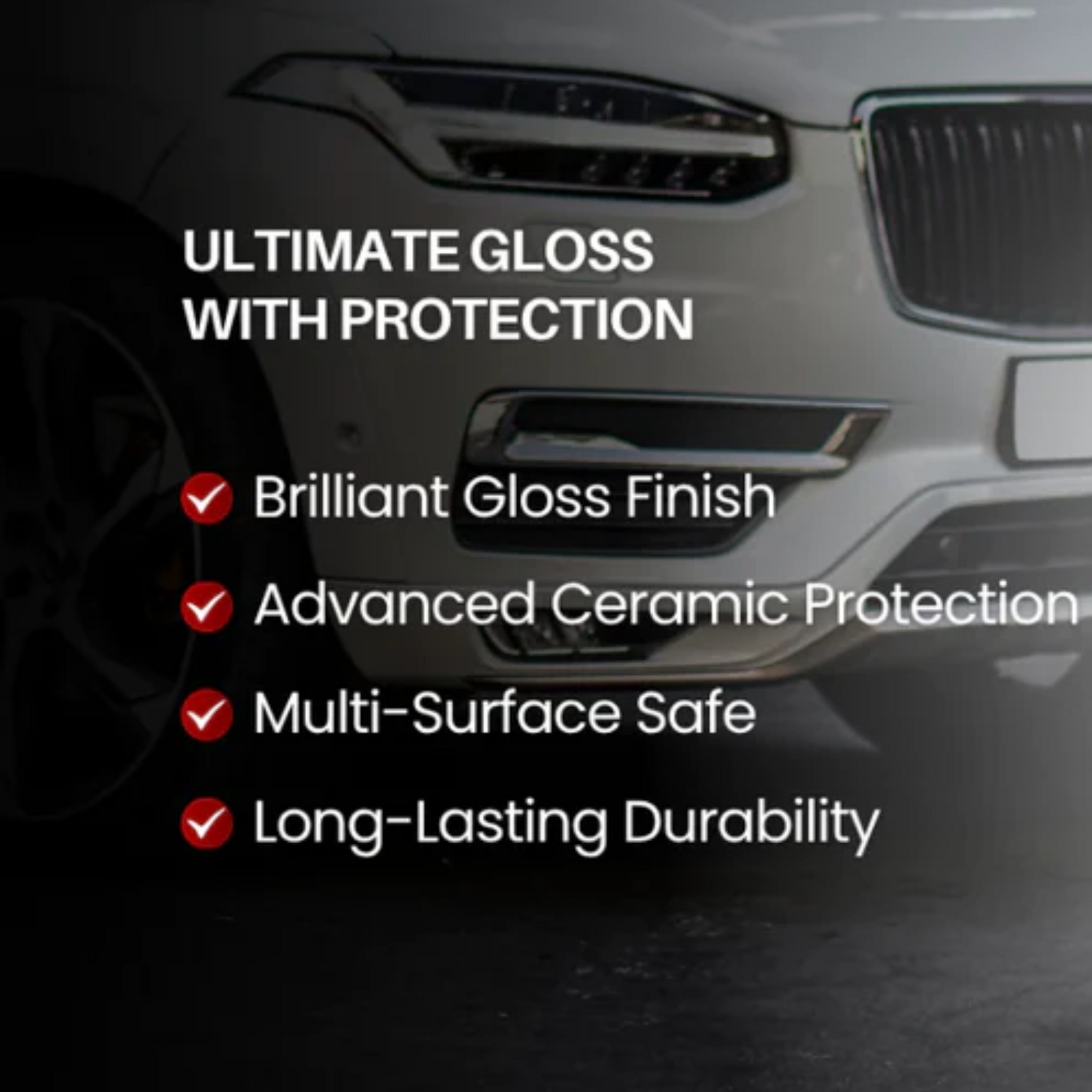 Ceramic Wax Liquid Wax Ultimate Gloss and Protection for Car and Motor With 1 Free Microfiber Towel + 1 Free Sponge