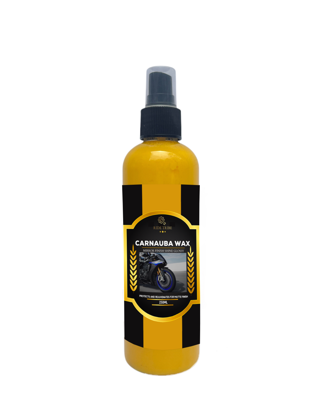 Premium Carnauba Liquid Spray Wax / Hydrophobic Mirror Finish Shine Glossy With 1 Free Microfiber Towel + 1 Free Sponge