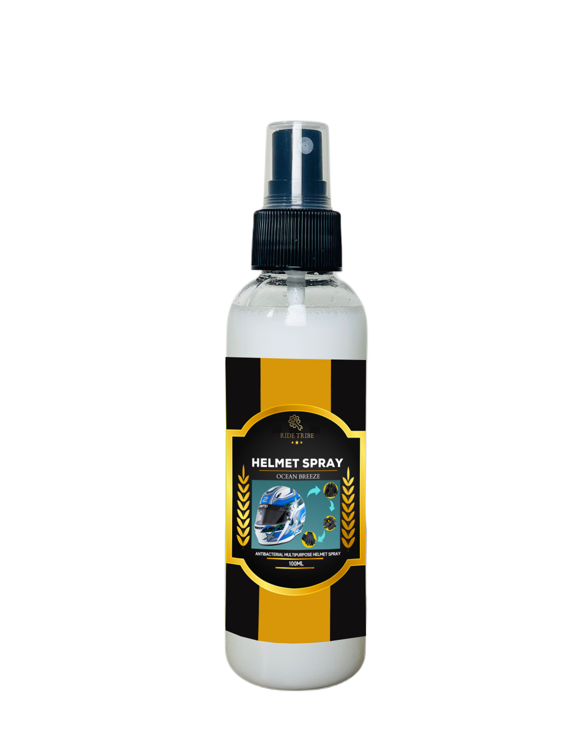 HELMET Disinfectant Spray | Refresher Deodorizer Antibacterial With Free 5ml Cologne