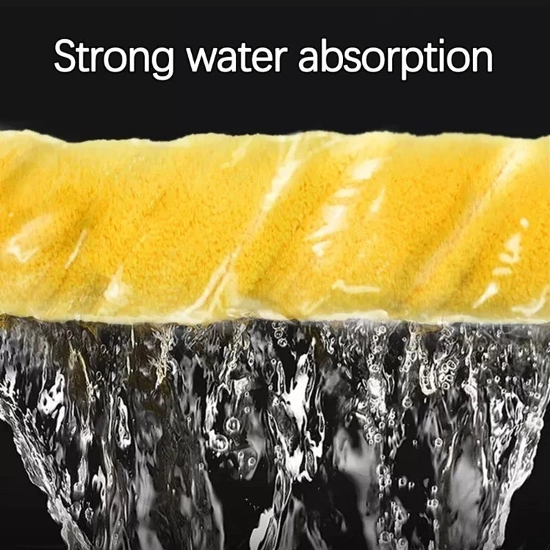 Car Wash Cloth Microfiber Towel Auto Cleaning Drying Cloth Hemming Super Absorbent